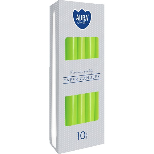Svíčka kónická špic S30-064 a10 light green