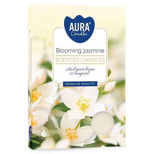 Svíčka čajová aroma - P15-169 a6 Blooming jasmine(6 ks)