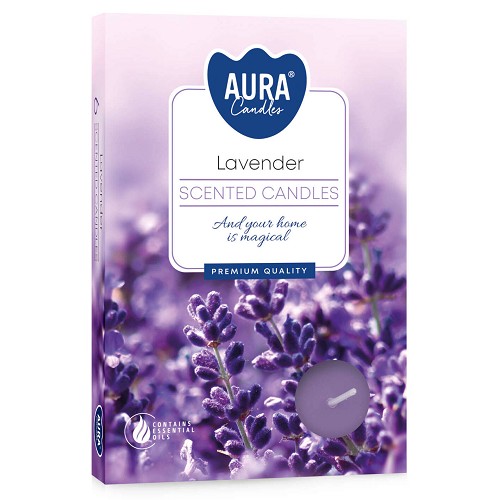 Svíčka čajová aroma - P15-79 a6 Lavender(6 ks)