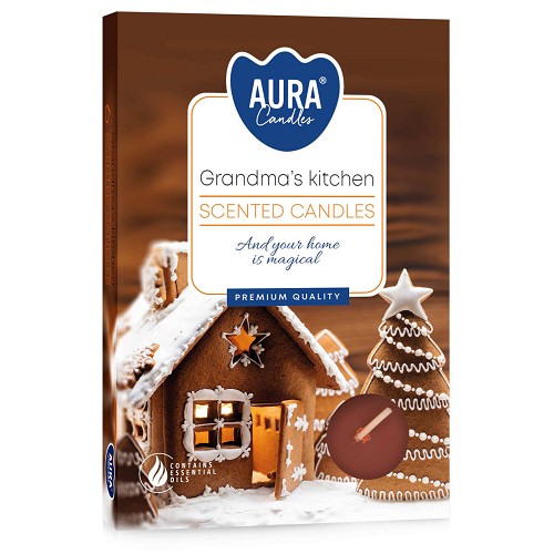 Svíčka čajová aroma - P15-88 a6 Grandma´s kitchen(6 ks)
