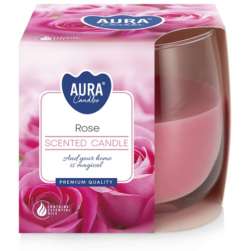 Svíčka ve skle aroma - SN71-78 Rose