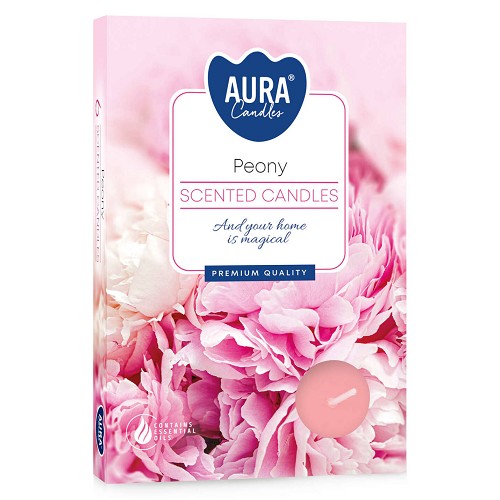 Svíčka čajová aroma - P15-157 a6 Peony(6 ks)