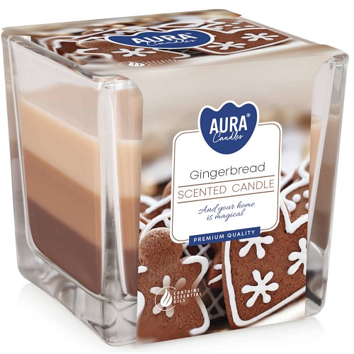 Svíčka ve skle aroma SNK80-346 Gingerbread