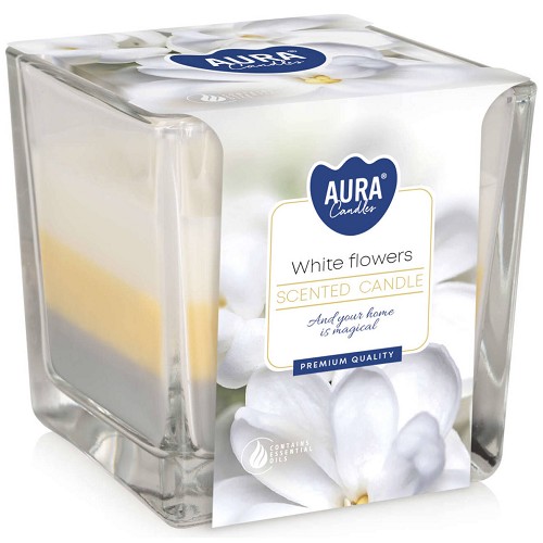 Svíčka ve skle aroma SNK80-179 White flowers