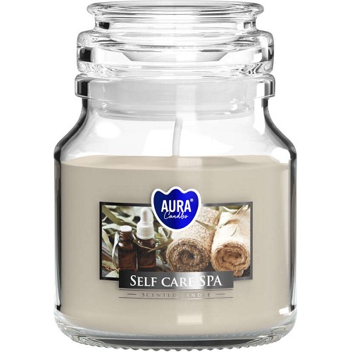 Svíčka ve skle uzáver SND71-363 Self care SPA
