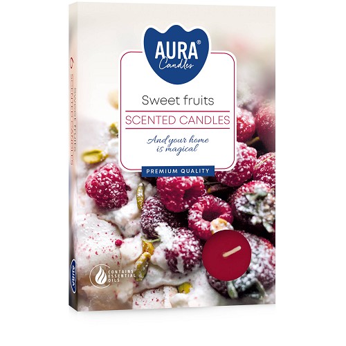Svíčka čajová aroma - P15-379 a6 Sweet Fruits (6 ks)