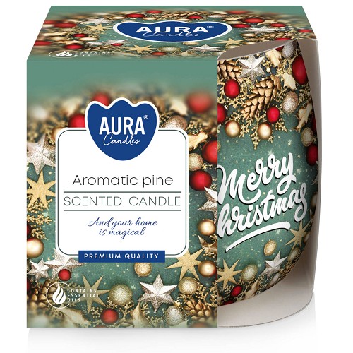 Svíčka ve skle aroma - SN71S-63 Aromatic Pine