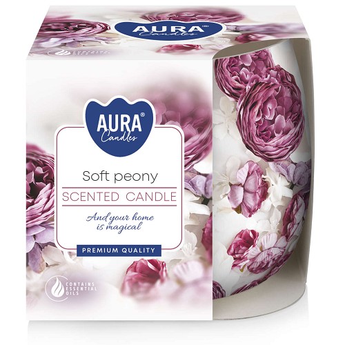 Svíčka ve skle aroma - SN71S-62 Soft Peony