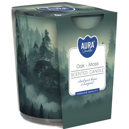 Svíčka ve skle aroma - SN72S-58 Oak-Moss