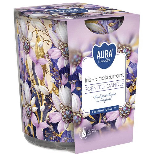 Svíčka ve skle aroma - SN72S-59 Iris-Blackcurrant
