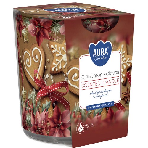 Svíčka ve skle aroma - SN72S-61 Cinnamon-Cloves
