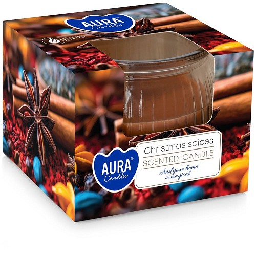 Svíčka ve skle sn69-406 Christmas spices