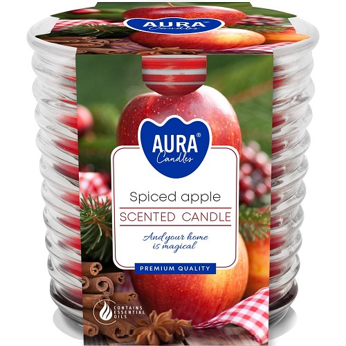 Svíčka ve skle aroma SNW80-1-455 spiced apple