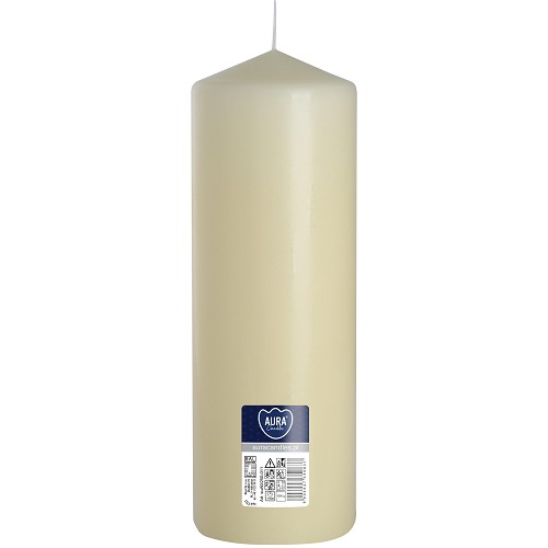 Svíčka válec SW80/250-011 a1 ivory