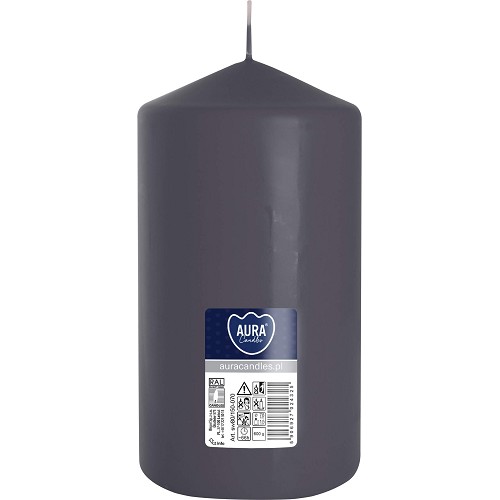 Svíčka válec SW80/150-070 a1 grey