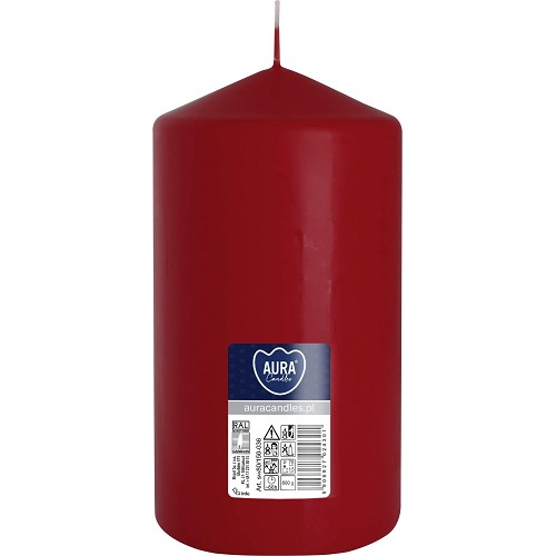 Svíčka válec SW80/150-036 a1 burgundy