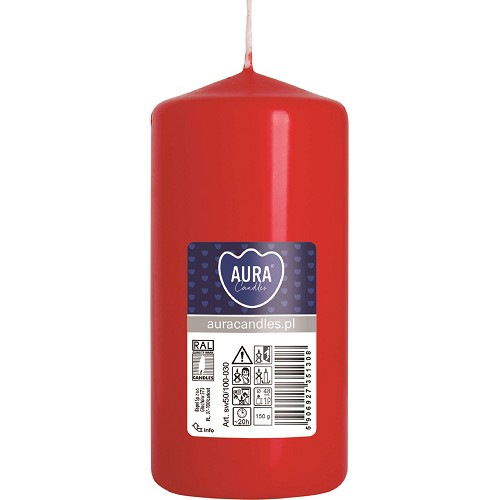 Svíčka válec SW50/100-030 a1 red
