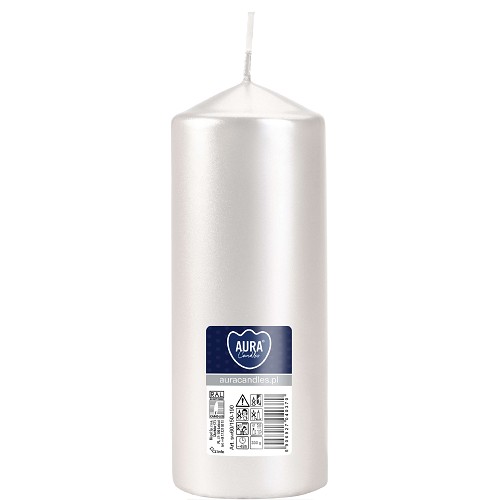 Svíčka válec SW60/150-190 white pearl