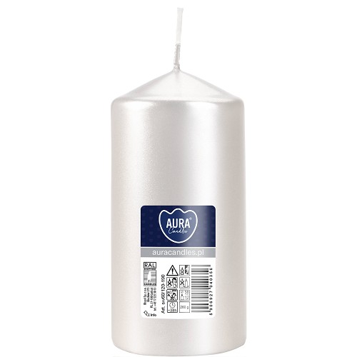 Svíčka válec SW60/120-190 white pearl