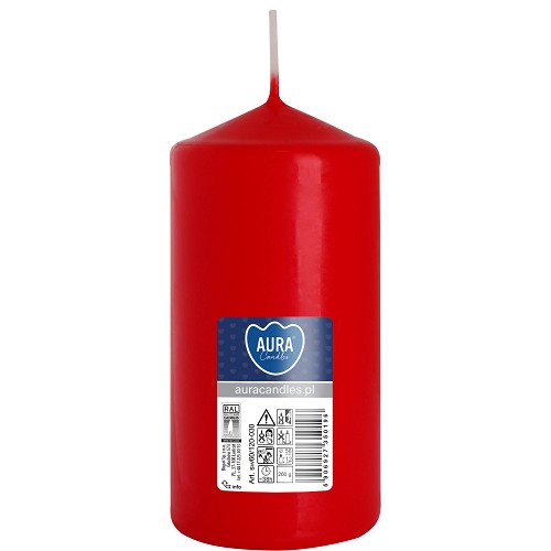 Svíčka válec SW60/120-030 a1 red