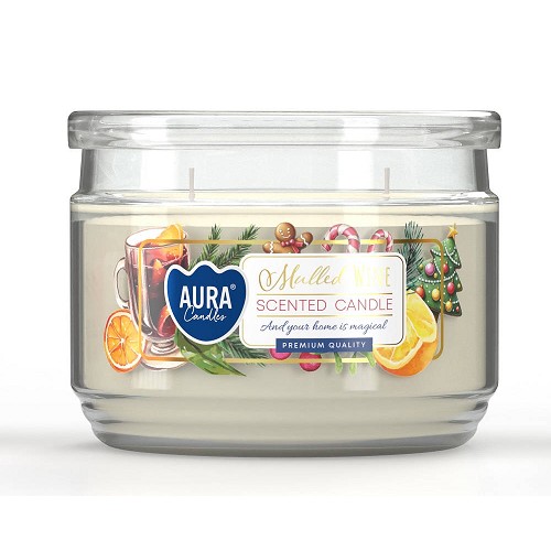 Svíčka ve skle dva knoty SNP106-195 Mulled wine