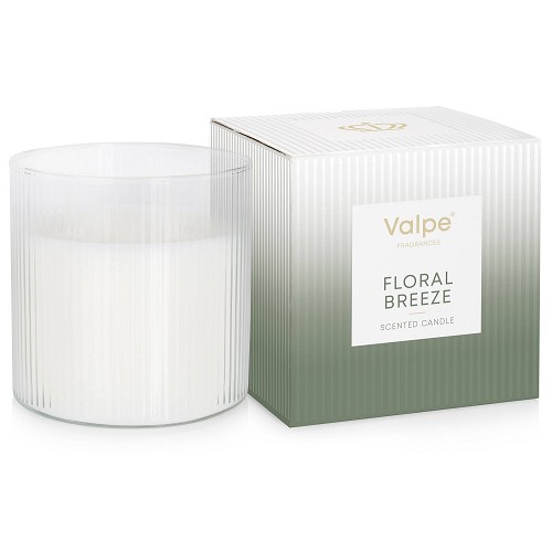 Svíčka ve vroubkovaném skle vc-002-461 Floral breeze