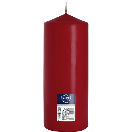 Svíčka válec SW80/200-036 a1 burgundy