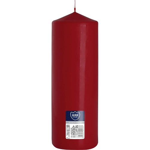 Svíčka válec SW80/250-036 a1 burgundy