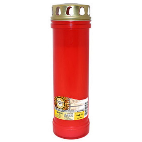 Kahan parafín s víkem 60LL-červený(4 dni)