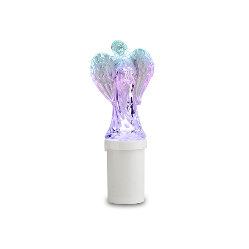 LED svíčka S5 Anděl RGB měnící barvy  (391)