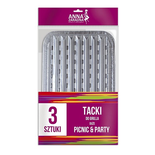AZ Velké grilovací tácky 3ks
