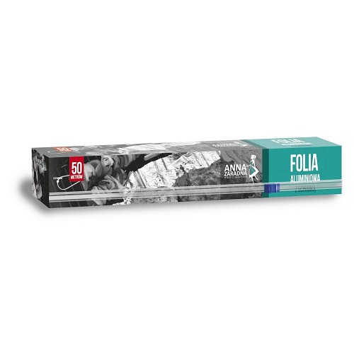 AZ Hliníková fólie o 20% silnější, 50m box s řezačkou