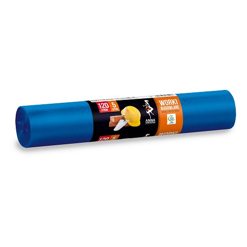 AZ Pytle na stavební odpad 120L 5ks modré