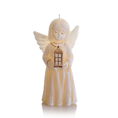 Bethlehem Angel Figurka 170 ecru + zlatá