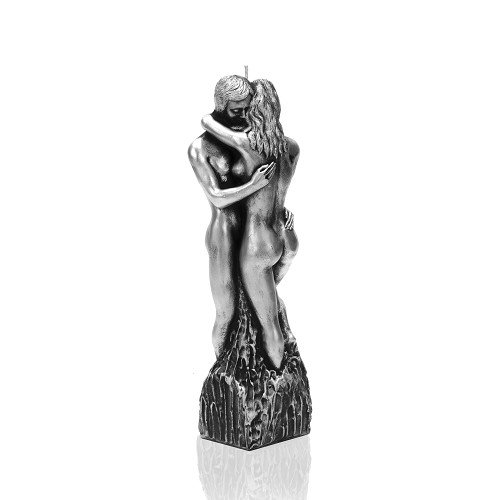 Milenci Figurka 250mm stříbrná