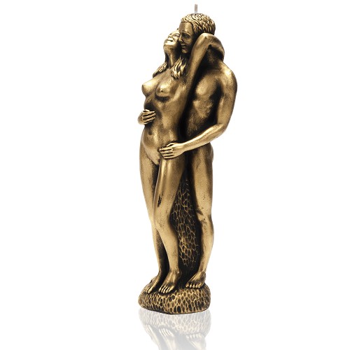 Milenci Figurka 285mm zlatá
