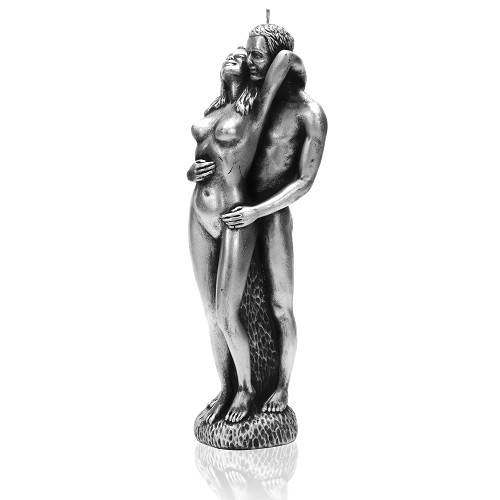 Milenci Figurka 285mm stříbrná
