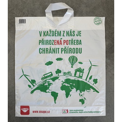 LDPE taška s páskovým uchem ENAPO EKO