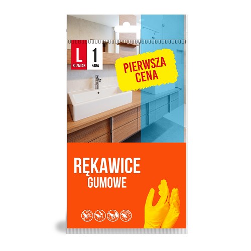 PC Gumové rukavice L