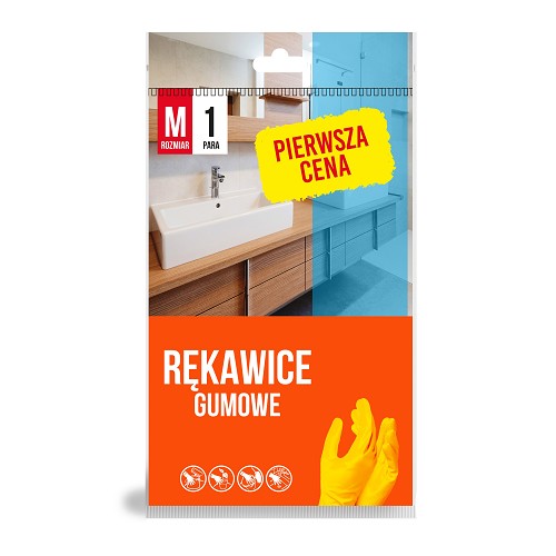 PC Gumové rukavice M