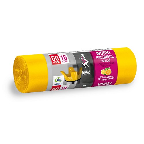 AZ Pytle na odpadky s ušima - citrusová vůně 60L 16ks