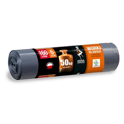 PC Pytle na odpadky se zvýšenou pevností - 160L 5ks