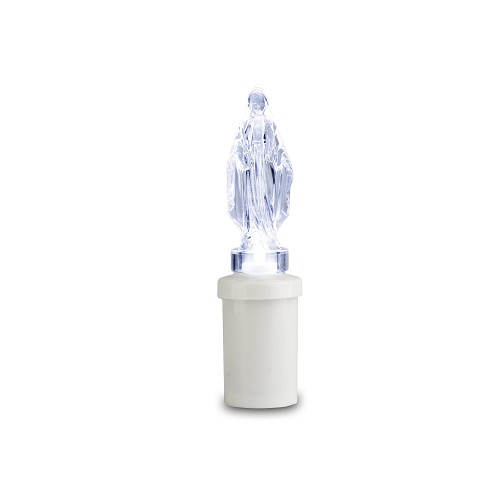 LED svíčka S5 Marie modrá (390)