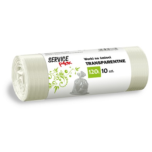 SP Pytle na odpad LDPE 120L 10ks transparentní