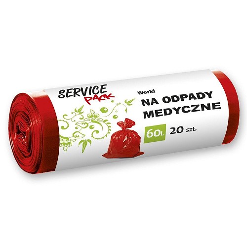 SP Pytle na zdravotnický odpad LDPE 60L 20ks