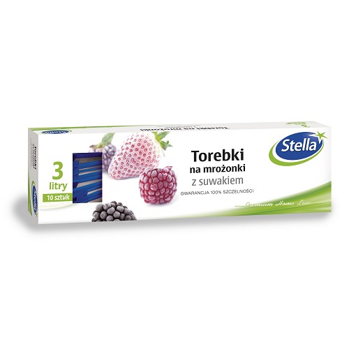 ST Sáčky na mražené potraviny se zipem 3L 10ks box