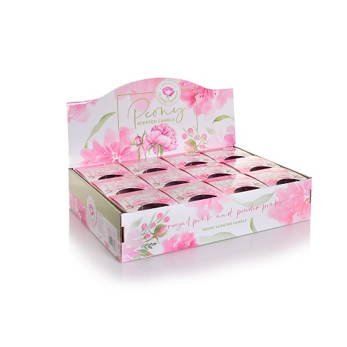 Svíčka ve skle 115 g - PEONY
