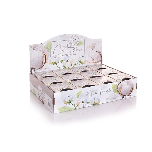 Svíčka ve skle 115 g - COTTON