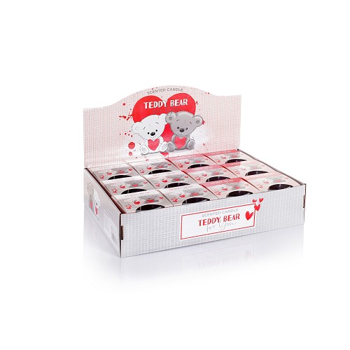 Svíčka ve skle 115 g - TEDDY BEAR