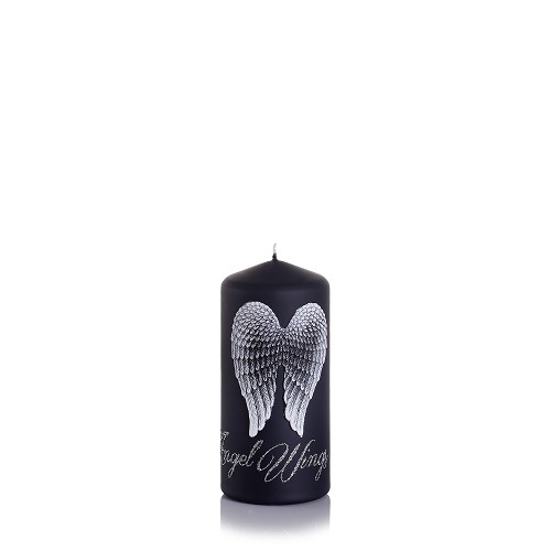 Angel Wings Válec 70x150 černá matná + stříbrná
